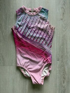 Quatro gymnastics Leotard with crystals